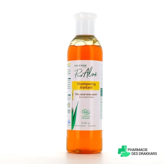 Pur Aloé Shampoing Traitant Bio 70 % Aloe Vera Natif