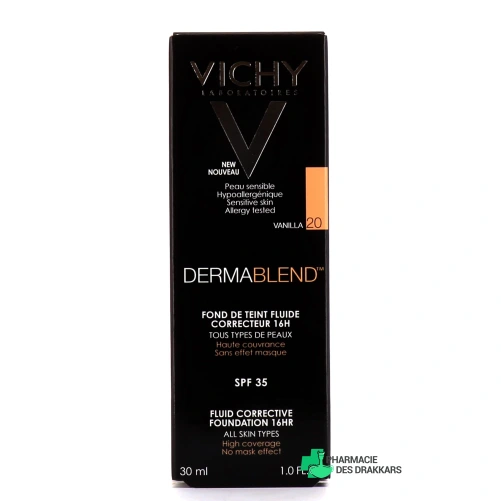 Vichy Dermablend Fond de teint fluide correcteur 16h
