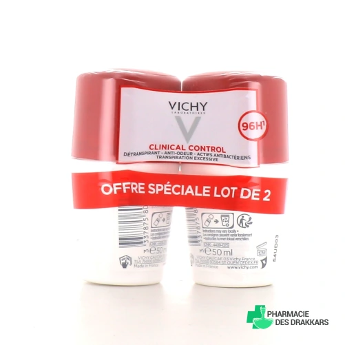 Vichy Clinical Control détranspirant anti-odeur 96h