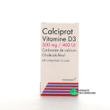 Calciprat Vitamine D3 500mg - Vue 360°
