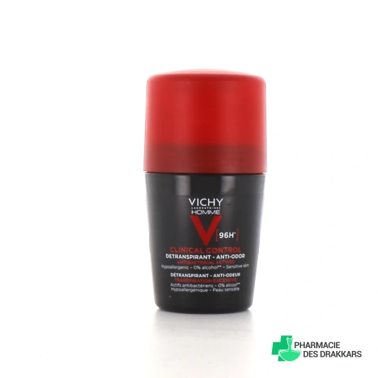 Vichy Clinical Control Détranspirant anti-odeur Homme 96h