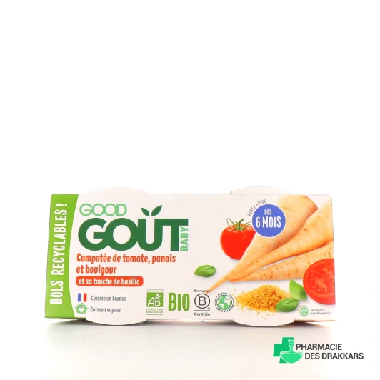 Good Goût Plat cuisiné compotée de tomate, panais et boulgour