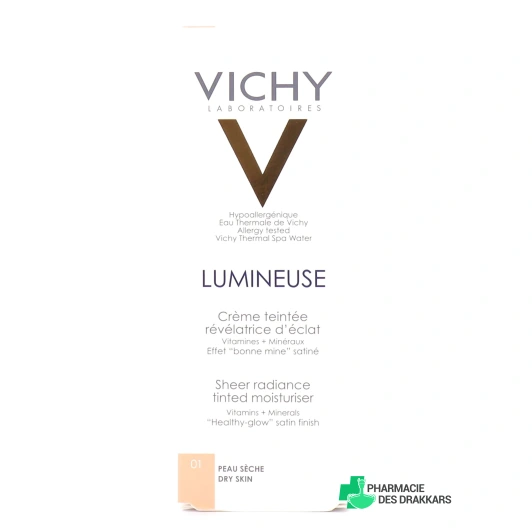 VICHY Lumineuse Crème teintée Peaux sèches
