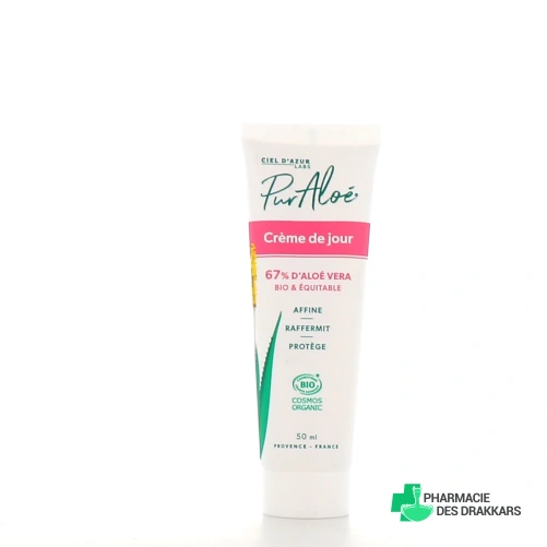 Pur Aloé Crème de Jour Bio 67 % Aloe Vera Natif