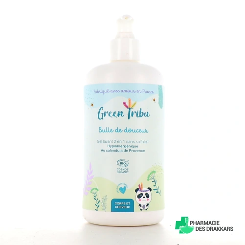 Green Tribu Bulle de Douceur Gel Lavant Bio 2 en 1