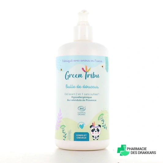 Green Tribu Bulle de Douceur Gel Lavant Bio 2 en 1