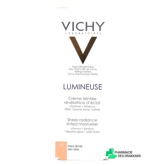 VICHY Lumineuse Crème teintée Peaux sèches