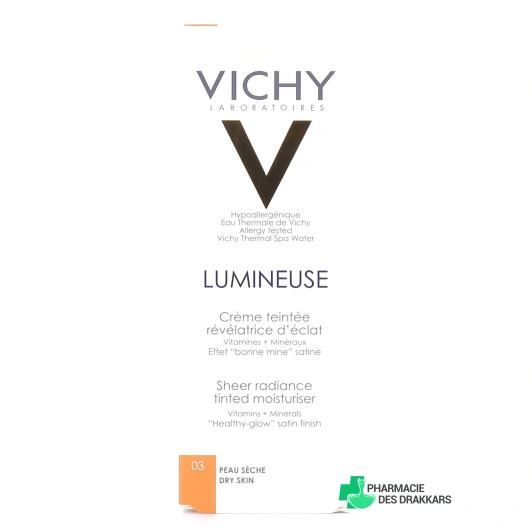 VICHY Lumineuse Crème teintée Peaux sèches