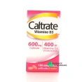 Caltrate Vitamine D3 600mg / 400UI Comprimés