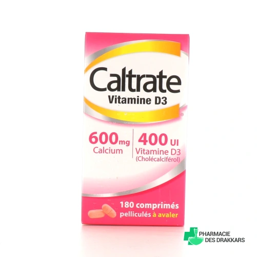 Caltrate Vitamine D3 600mg / 400UI Comprimés