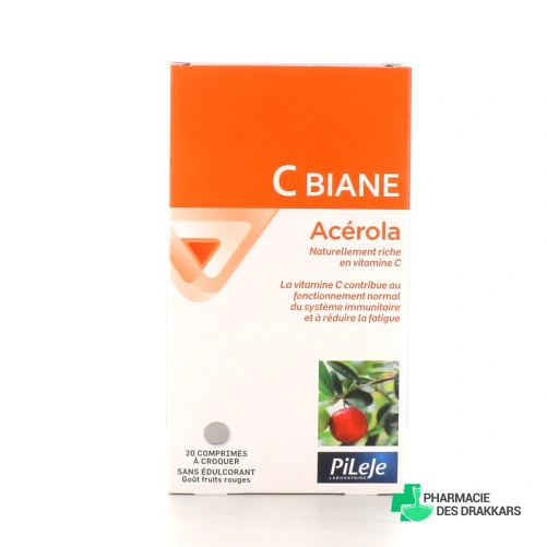Pileje C Biane Acérola comprimés à croquer