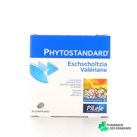 Pileje Phytostandard Eschscholtzia Valériane 30 comprimés