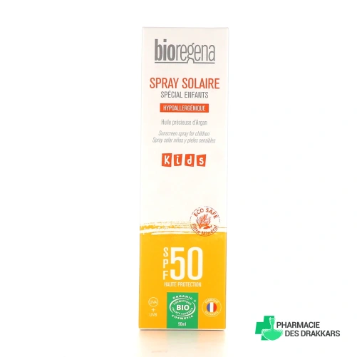 Bioregena Spray Solaire Bio Enfants SPF 50