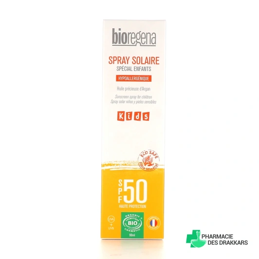 Bioregena Spray Solaire Bio Enfants SPF 50