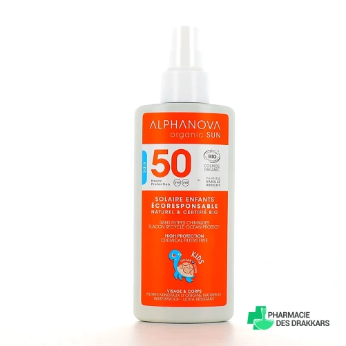 Alphanova Sun Kids Spray Solaire Bio Enfants SPF 50