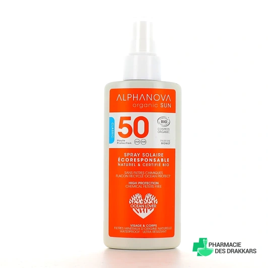Alphanova Sun Spray Solaire Bio SPF 50