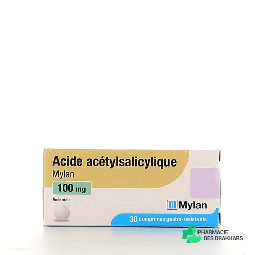Acide Acétylsalicylique Mylan 100 mg