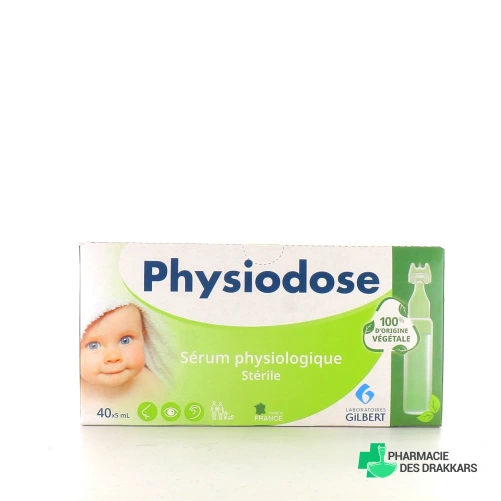 Physiodose Sérum physiologique stérile 100% d'origine végétale