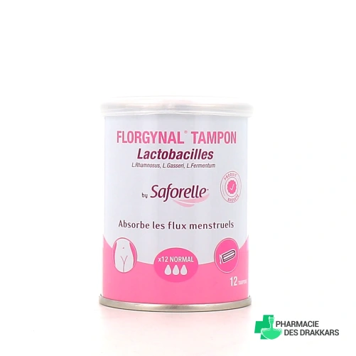 Saforelle Florgynal Tampon Probiotique Normal x12