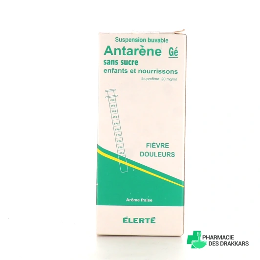 Antarene Suspension Buvable pour Enfants et Nourrissons