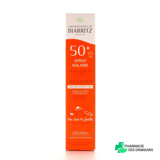 Laboratoires de Biarritz Spray Solaire SPF50+
