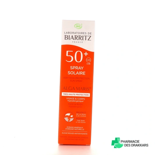 Laboratoires de Biarritz Spray Solaire SPF50+