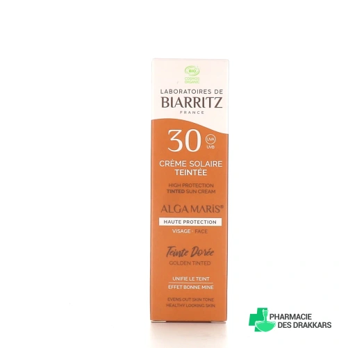 Laboratoires de Biarritz Crème solaire visage teintée SPF30