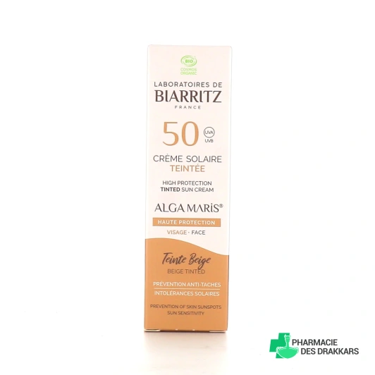 Laboratoires de Biarritz Crème solaire teintée SPF50