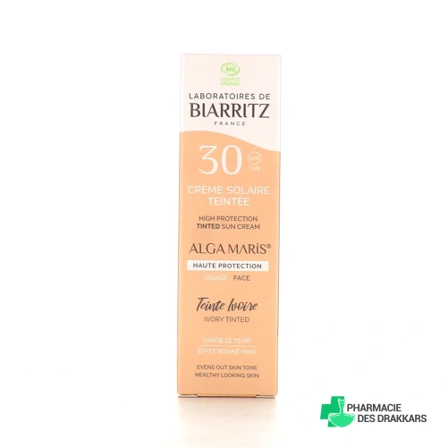 Laboratoires de Biarritz Crème solaire visage teintée SPF30
