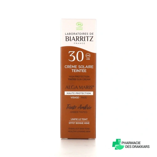Laboratoires de Biarritz Crème solaire visage teintée SPF30