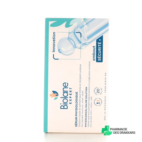 Biolane Expert Sérum Physiologique Embout Sécurité +