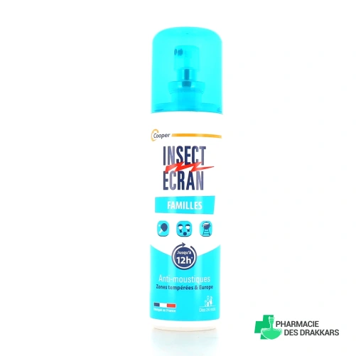 Insect Ecran Familles Anti-Moustiques Spray - Vue 360°
