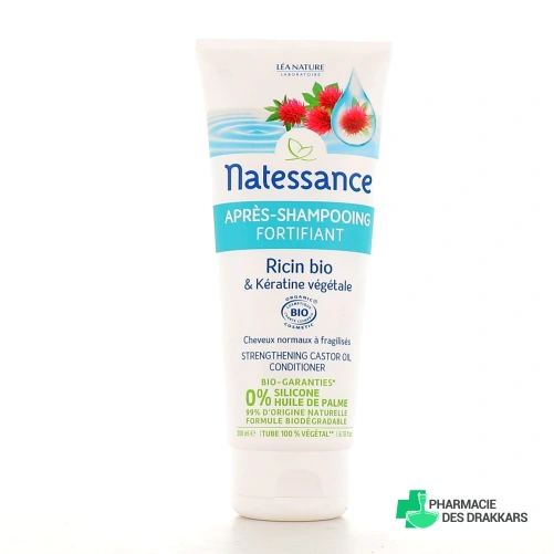 Natessance Après-shampooing Fortifiant Ricin & Kératine végétale