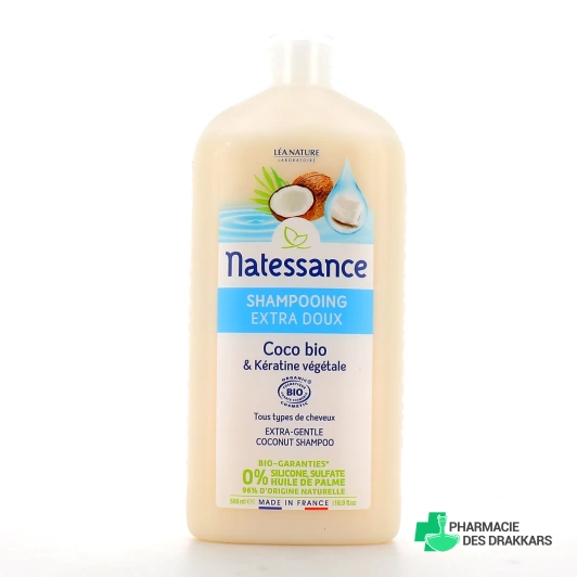 Natessance Shampooing Coco et Kératine Végétale