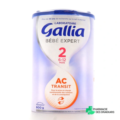Gallia Bébé Expert Lait AC Transit 2ème âge