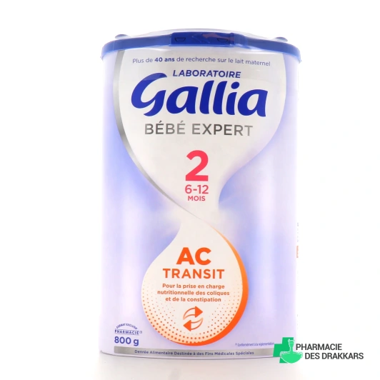 Gallia Bébé Expert Lait AC Transit 2ème âge