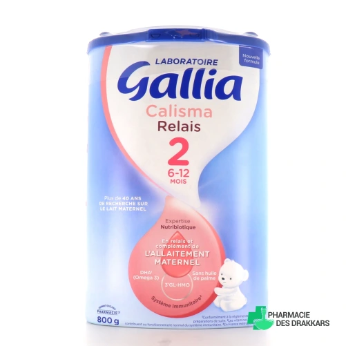Gallia Calisma Relais Lait 2ème âge