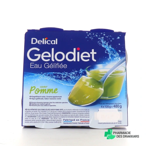 Gelodiet Eau Gélifiée Aromatisée