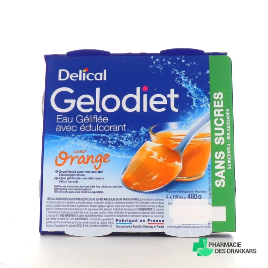 Gelodiet Eau Gélifiée Aromatisée