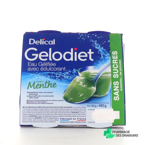 Gelodiet Eau Gélifiée Aromatisée
