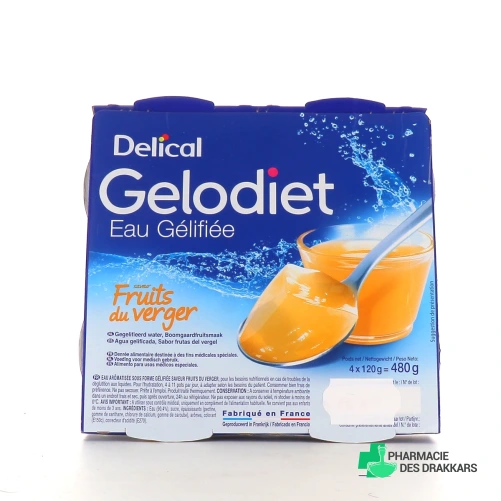 Gelodiet Eau Gélifiée Aromatisée