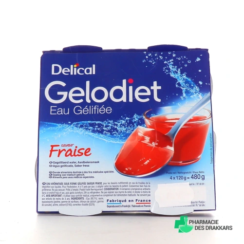 Gelodiet Eau Gélifiée Aromatisée