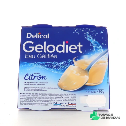 Gelodiet Eau Gélifiée Aromatisée