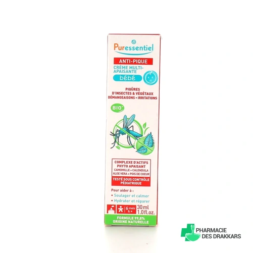 Puressentiel Anti-Pique Crème Multi-Apaisante Bébé Bio
