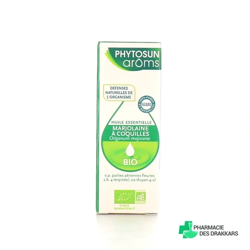 Phytosun Aroms Huile Essentielle Marjolaine à Coquilles Bio - Vue 360°