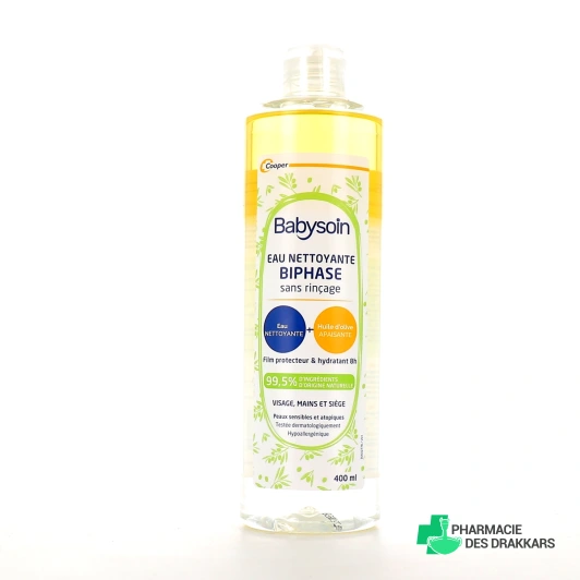 Cooper Babysoin Eau nettoyante Biphase