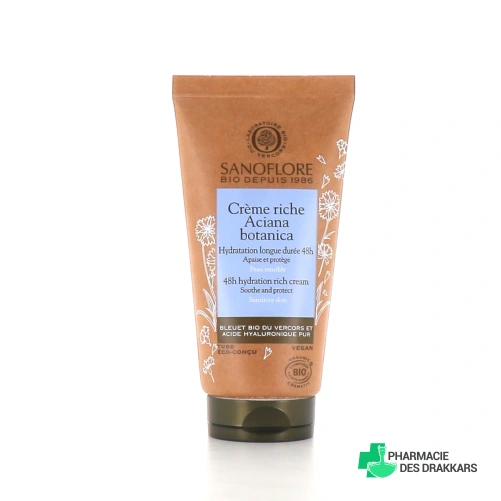 Sanoflore Aciana Botanica Crème Riche Hydratation 48h