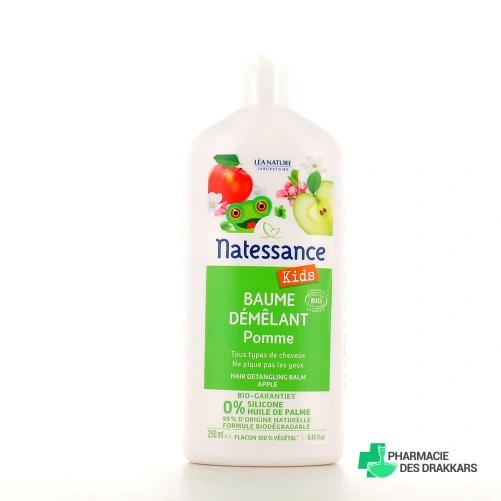 Natessance Kids Bio Baume démêlant Pomme
