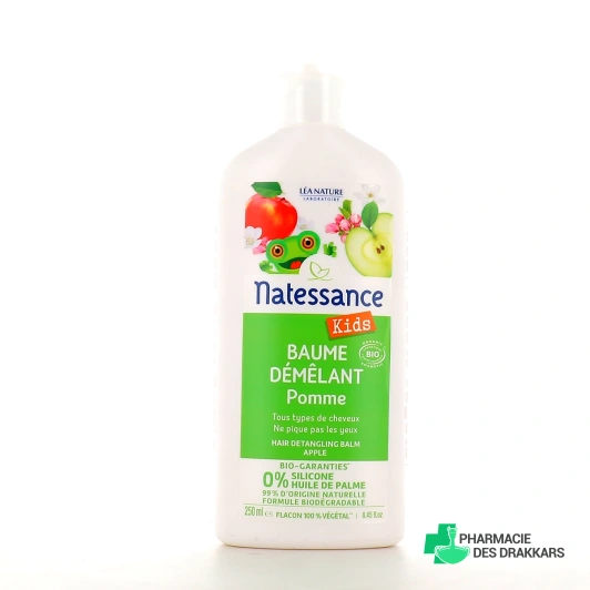 Natessance Kids Bio Baume démêlant Pomme