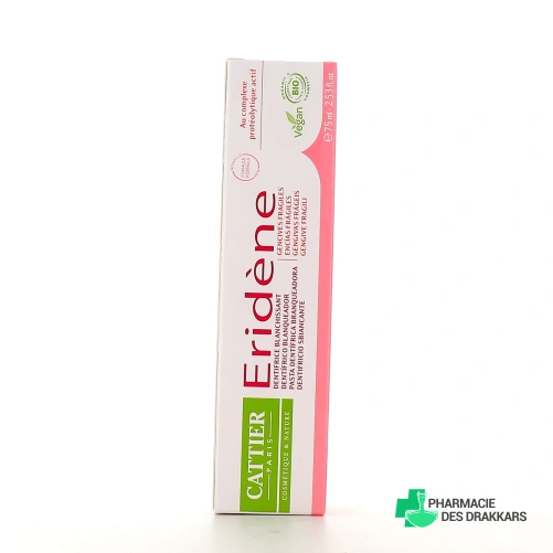 Cattier Eridène Dentifrice Bio Gencives Fragiles